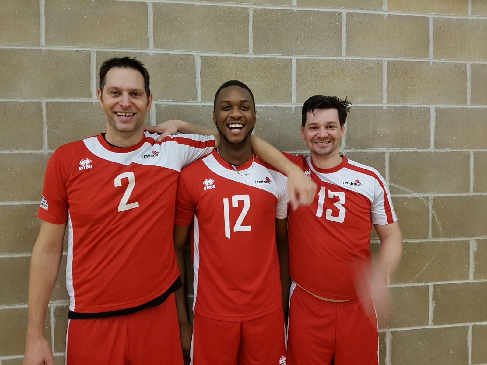 Tendring Volleyball Jermaine Miles with Porter and Masters
